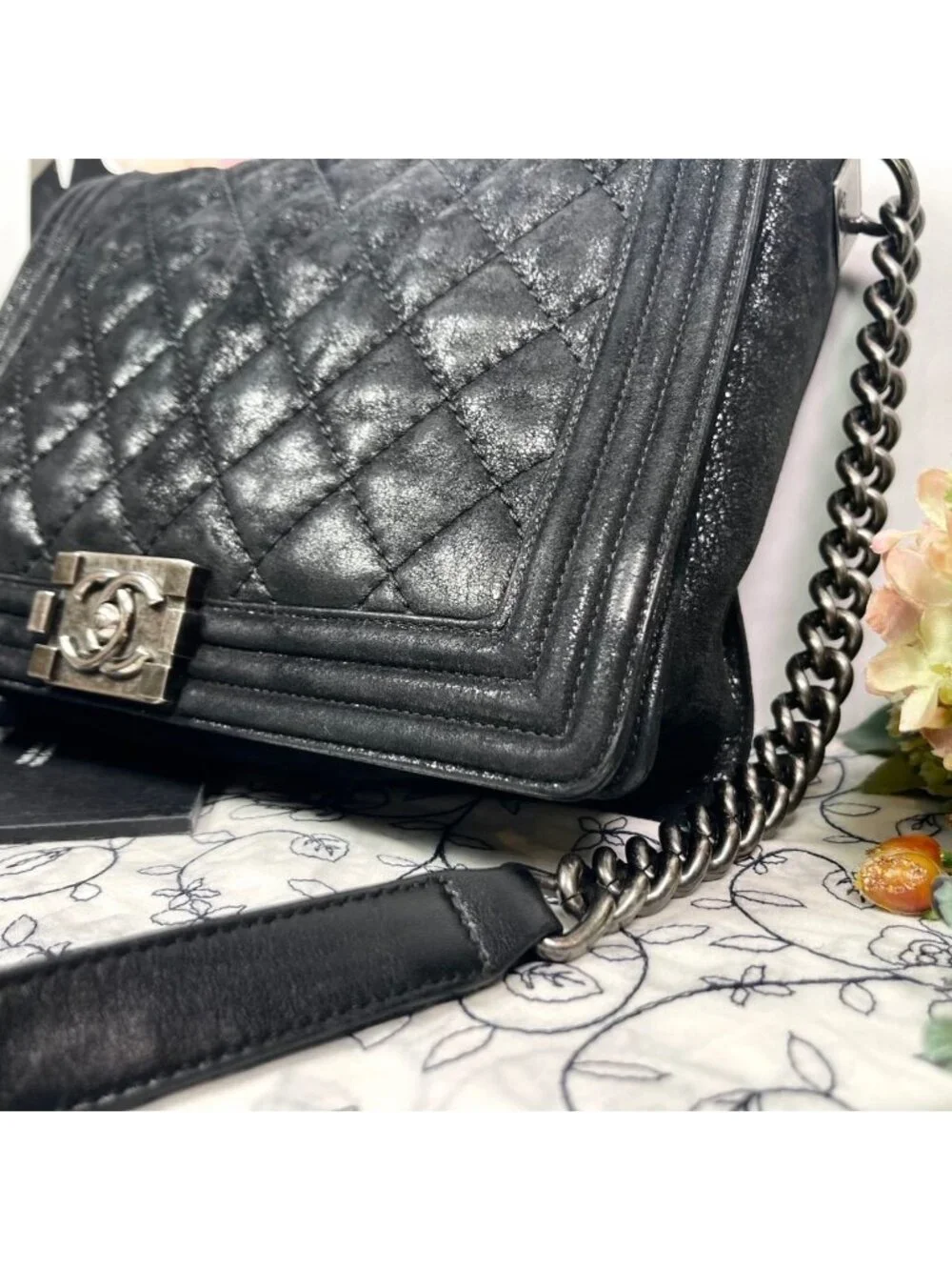 Chanel Boy Shoulder Bag Chain